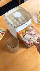 Dispenser de Gelo 48 Cubos com Gaveta Botão Solta Gelo e Pegador
