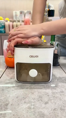 Dispenser de Gelo 48 Cubos com Gaveta Botão Solta Gelo e Pegador